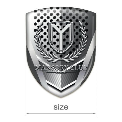 Mansory Car Interior Badge Metal Mask Effect