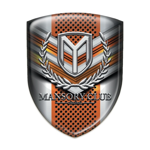 Mansory Auto Emblem High End Copper fragments Pattern