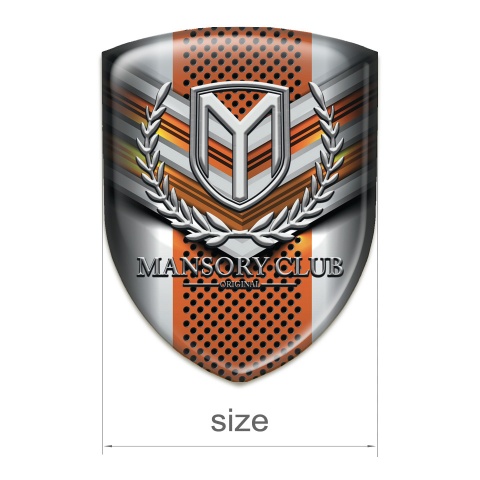 Mansory Auto Emblem High End Copper fragments Pattern