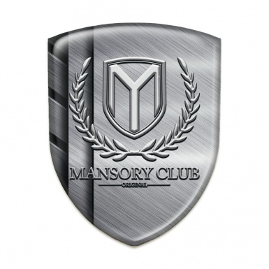 Mansory Silicone Emblem Steel Plates pattern 