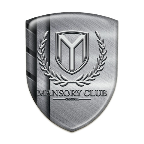Mansory Silicone Emblem Steel Plates pattern 