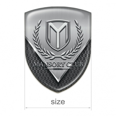 Mansory Emblem Exterior Aluminium Sheet Pattern 