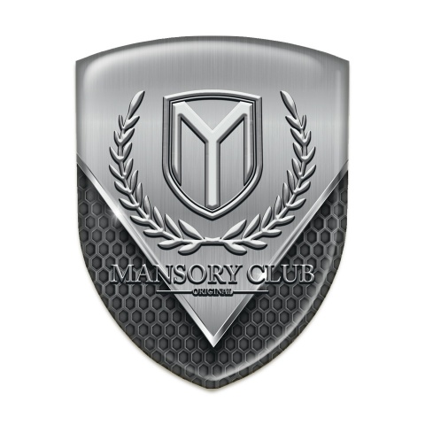 Mansory Emblem Exterior Aluminium Sheet Pattern 