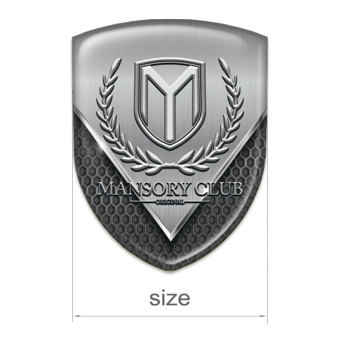 Mansory Emblem Exterior Aluminium Sheet Pattern 