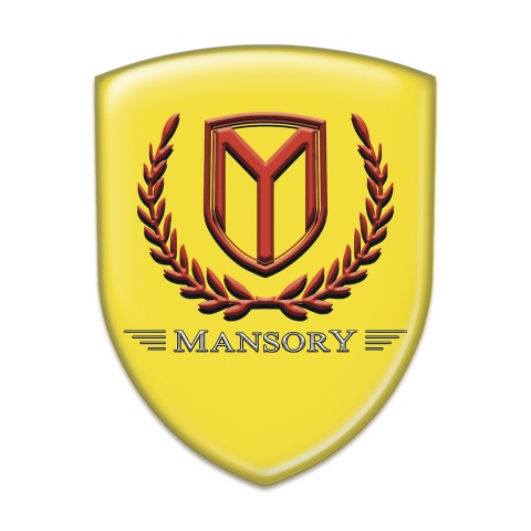 Mansory Silicone Shield Yellow Base Red Logo