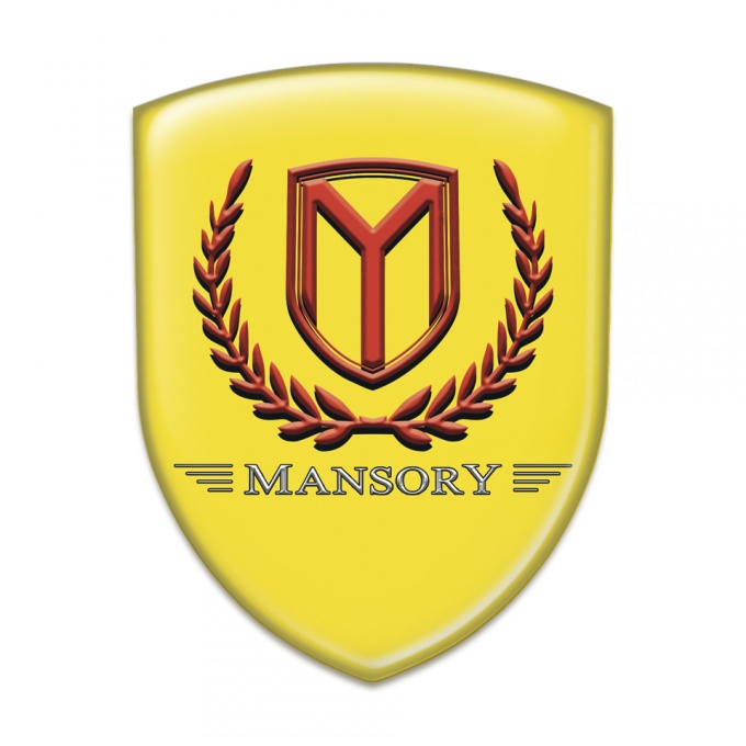 Mansory Silicone Shield Yellow Base Red Logo