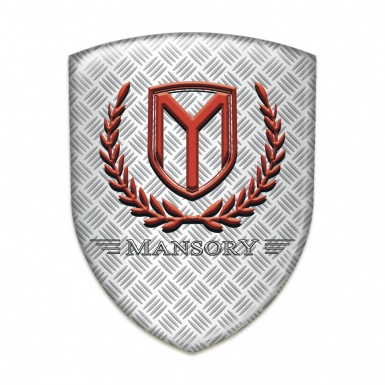 Mansory Resin Sticker Mesh Effect with Red Logo 
