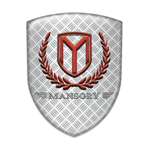 Mansory Resin Sticker Mesh Effect with Red Logo 
