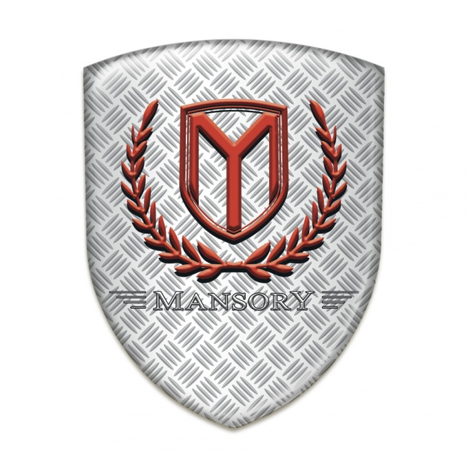 Mansory Resin Sticker Mesh Effect with Red Logo 