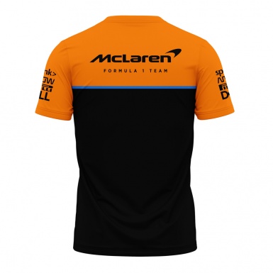  T-shirt Formula 1 Team Orange Black White Edition