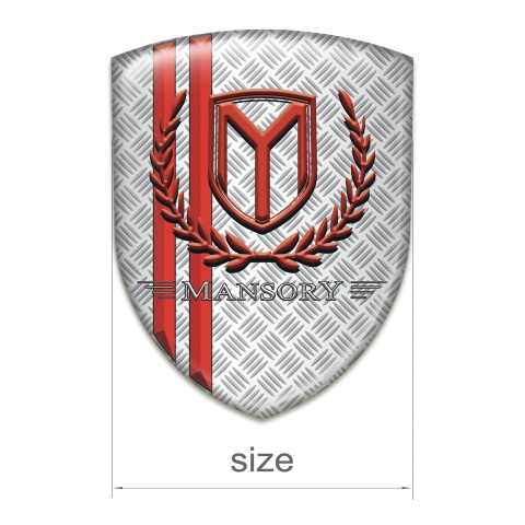 Mansory Resin Sticker Mesh effect with Red Lines Edition 