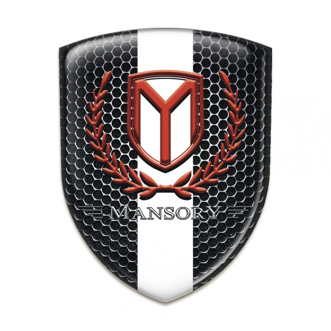 Mansory Silicone Shield Perforated Steel with white Tape 