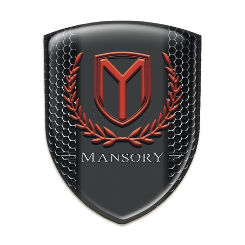 Mansory Tuning Emblem Perforated Steel Print 