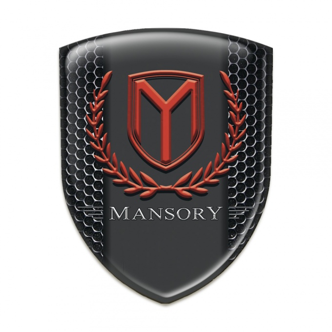 Mansory Tuning Emblem Perforated Steel Print 