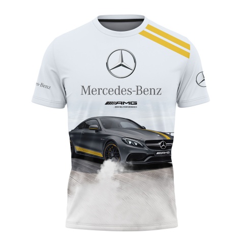 Mercedes T-shirt AMG Artwork White Edition