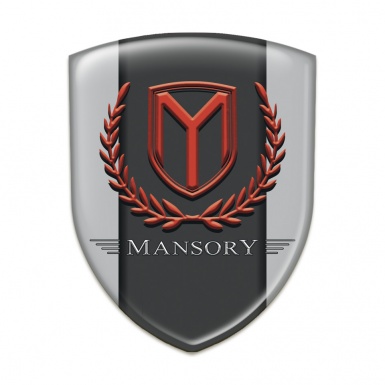 Mansory Tuning Emblem High Quality Grey Print 