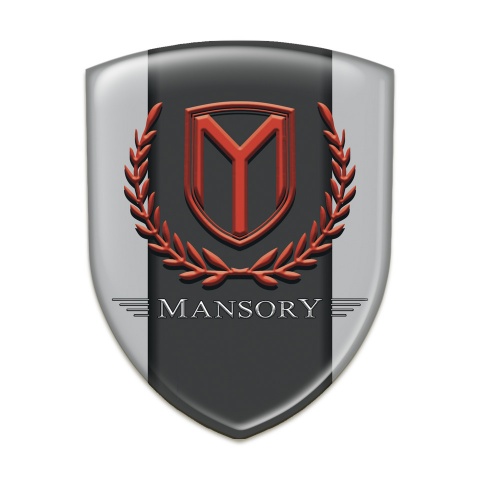 Mansory Tuning Emblem High Quality Grey Print 