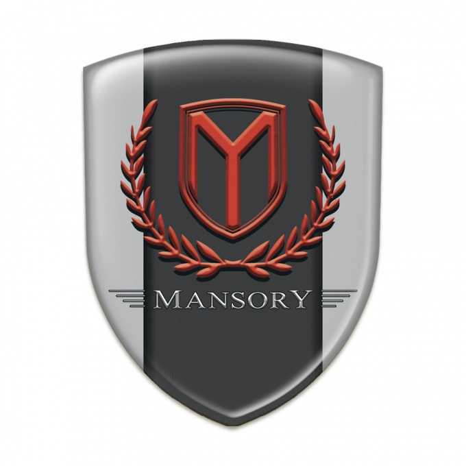 Mansory Tuning Emblem High Quality Grey Print 