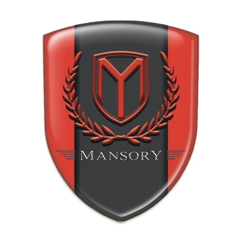 Mansory Silicone Emblem Silicone Emblem red Print 