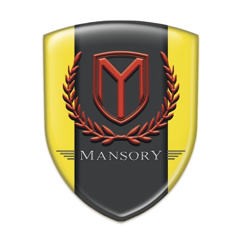Mansory Resin Sticker High End Yellow Print 