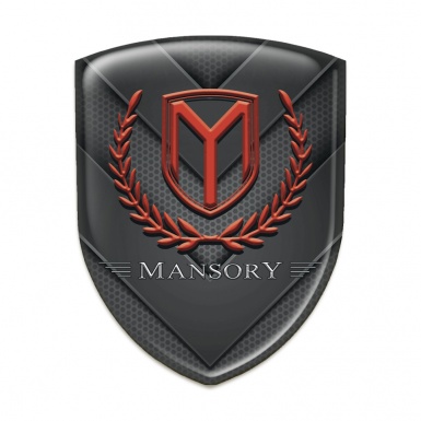 Mansory Emblem Interior Dark V Shape Elements Effect 