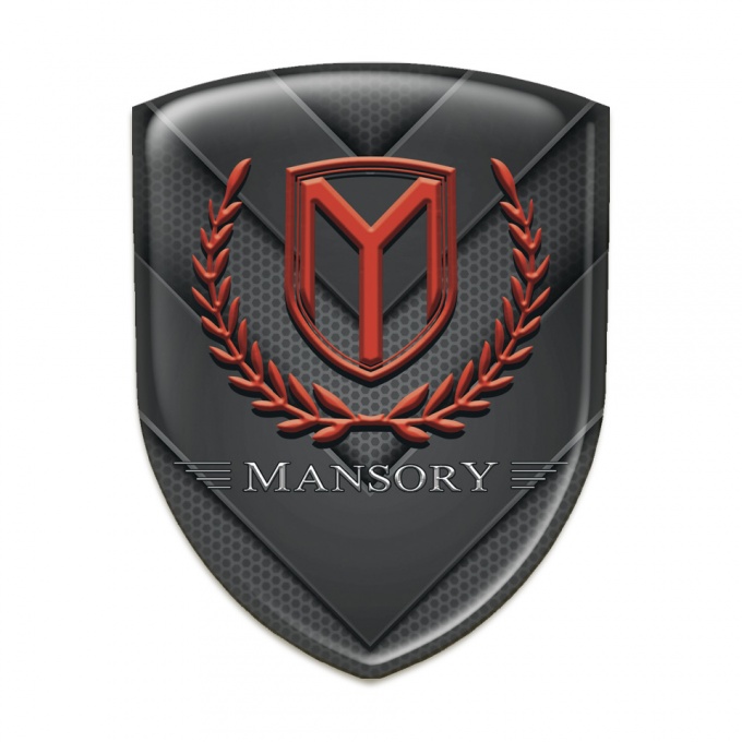 Mansory Emblem Interior Dark V Shape Elements Effect 