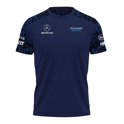 Mercedes T-shirt Williams Racing Navy Blue Edition