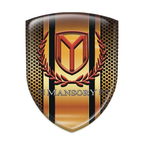 Mansory Emblem Badge Logo Copper Version 