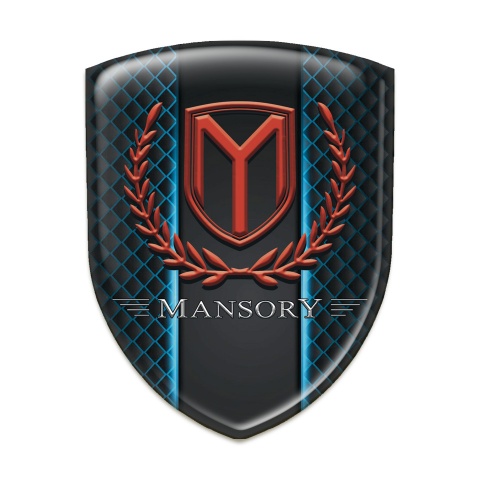 Mansory Self Adhesive Emblem Logo Neon Style 