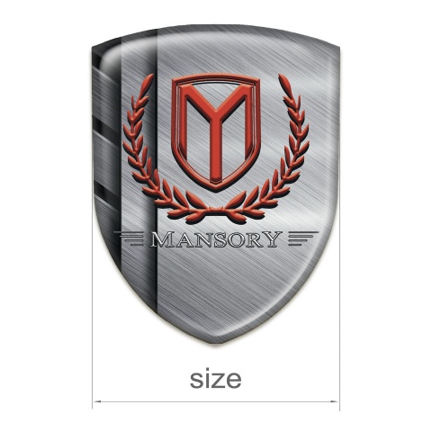 Mansory Tuning Emblem Steel Slabs Design 
