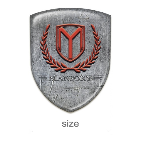 Mansory Self Adhesive Emblem Logo Stone Effcet