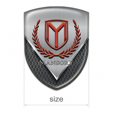 Mansory Silicone Emblem Aluminium Sheet Design 
