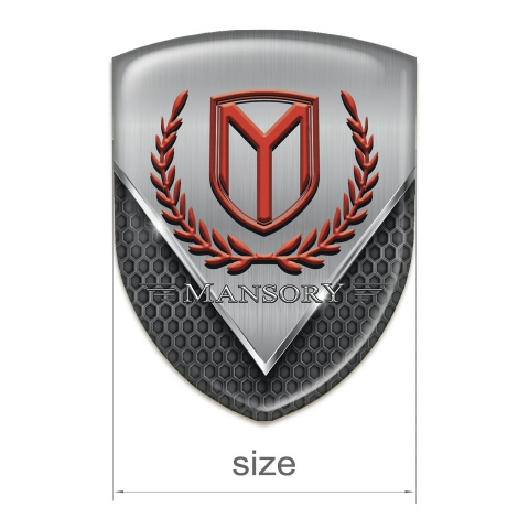 Mansory Silicone Emblem Aluminium Sheet Design 