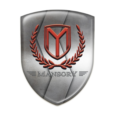 Mansory Resin Sticker Metal S Shape Design 
