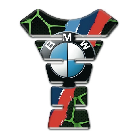 BMW Tank Guard Pads Green Mesh Motive 