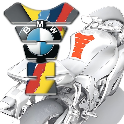BMW Tank Pad Protector High End yellow Motif Design