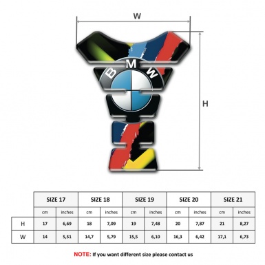 BMW Tank Pad Protector Stylish Edition