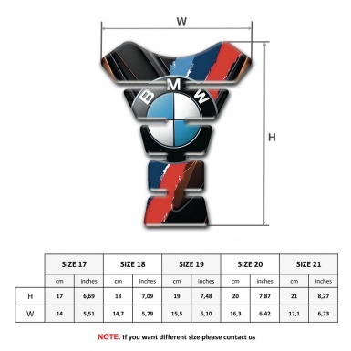 BMW Tank Guard Pads Stylish Decoration 
