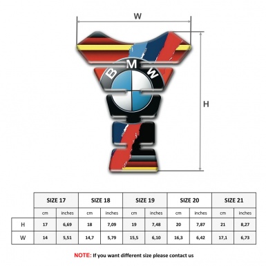 BMW Tank Guard Pads Multicolored edition 