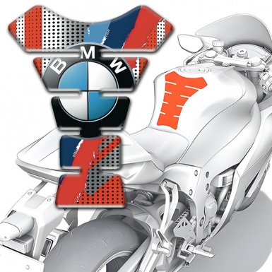 BMW Tank Pad Protector Stylish Perforated Vision 