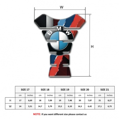 BMW Tank Pad Protector Center Edition 