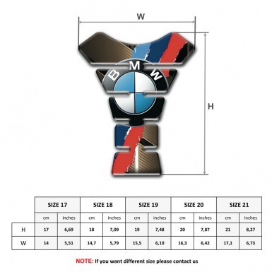 BMW Tank Pad Protector Racing Edition design 