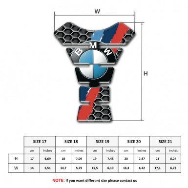 BMW Tank Protector Tank Protector Honeycomb Design 