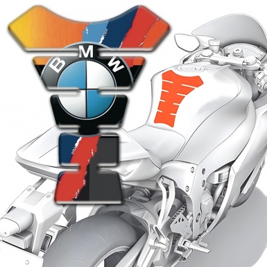 BMW Tank Guard Pads Racing Edition Stylish Base 