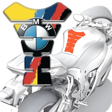 BMW Tank Pad Protector Motorcycle Multicolored Vision 
