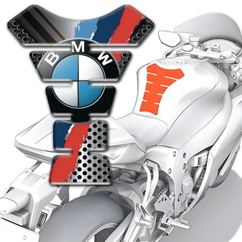 BMW Tank Guard Pads Perforated base Style 