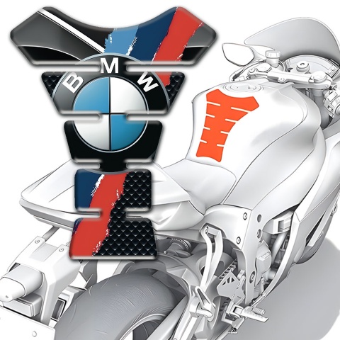 BMW Tank Guard Pads Center Stylish pattern 