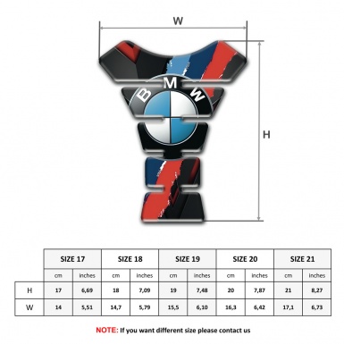 BMW Tank Pad Protector Stylish High-Quality Vision 