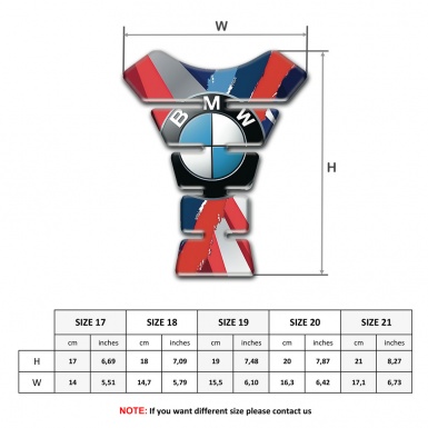 BMW Tank Protector Motorcycle Multicolored Version 