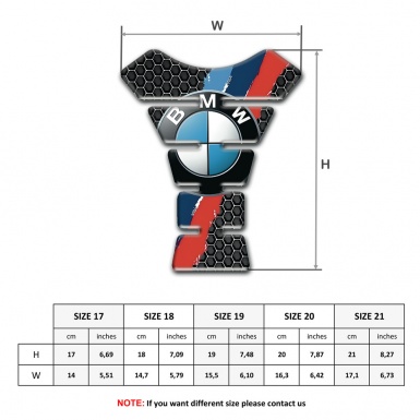 BMW Tank Pad Protector Racing Edition Style 